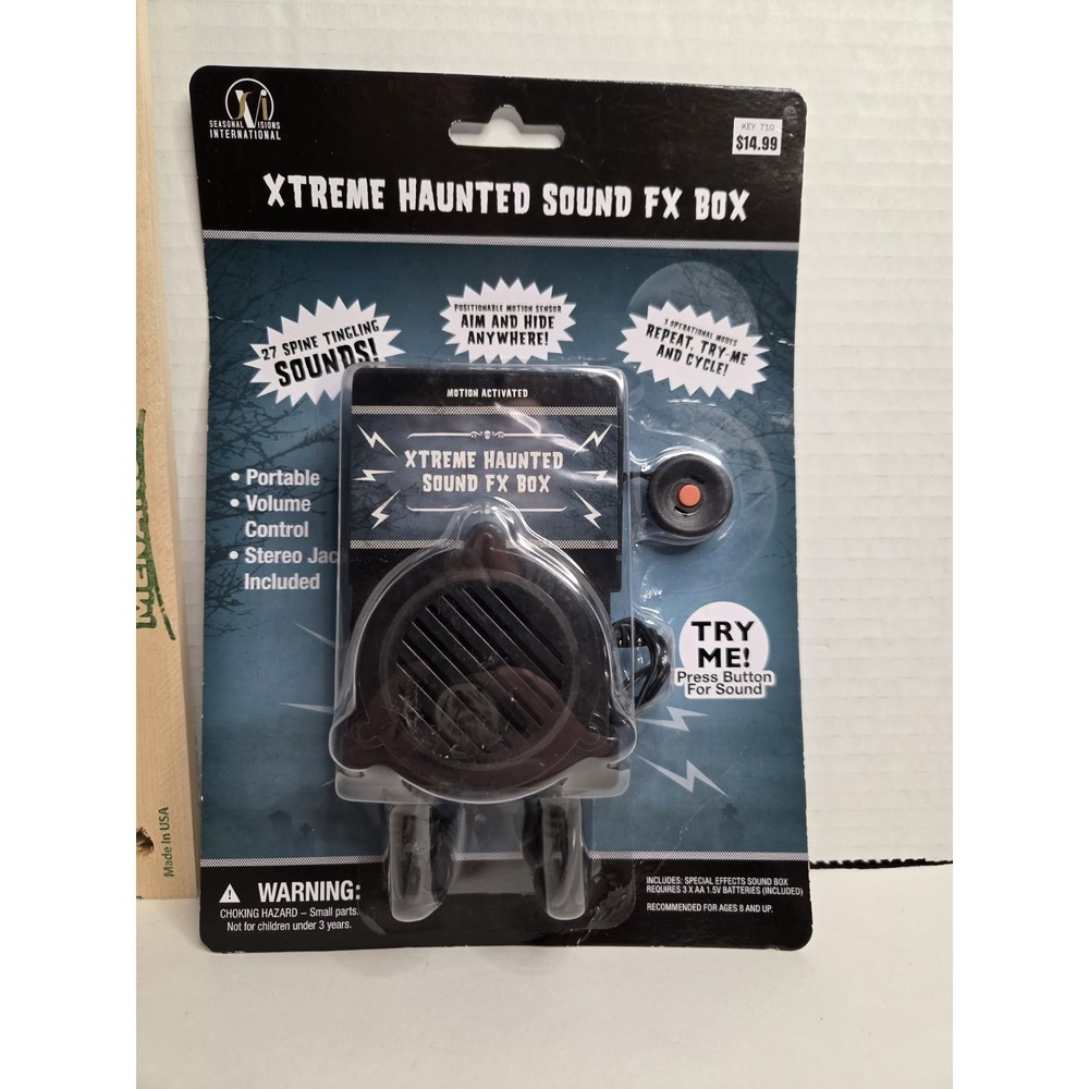Xtreme Haunted Sound Fx Box - Amscan NEW‎ IN BOX